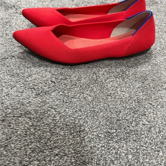 Rothy’s Red Pointed Toe Flats - Picture 4 of 6